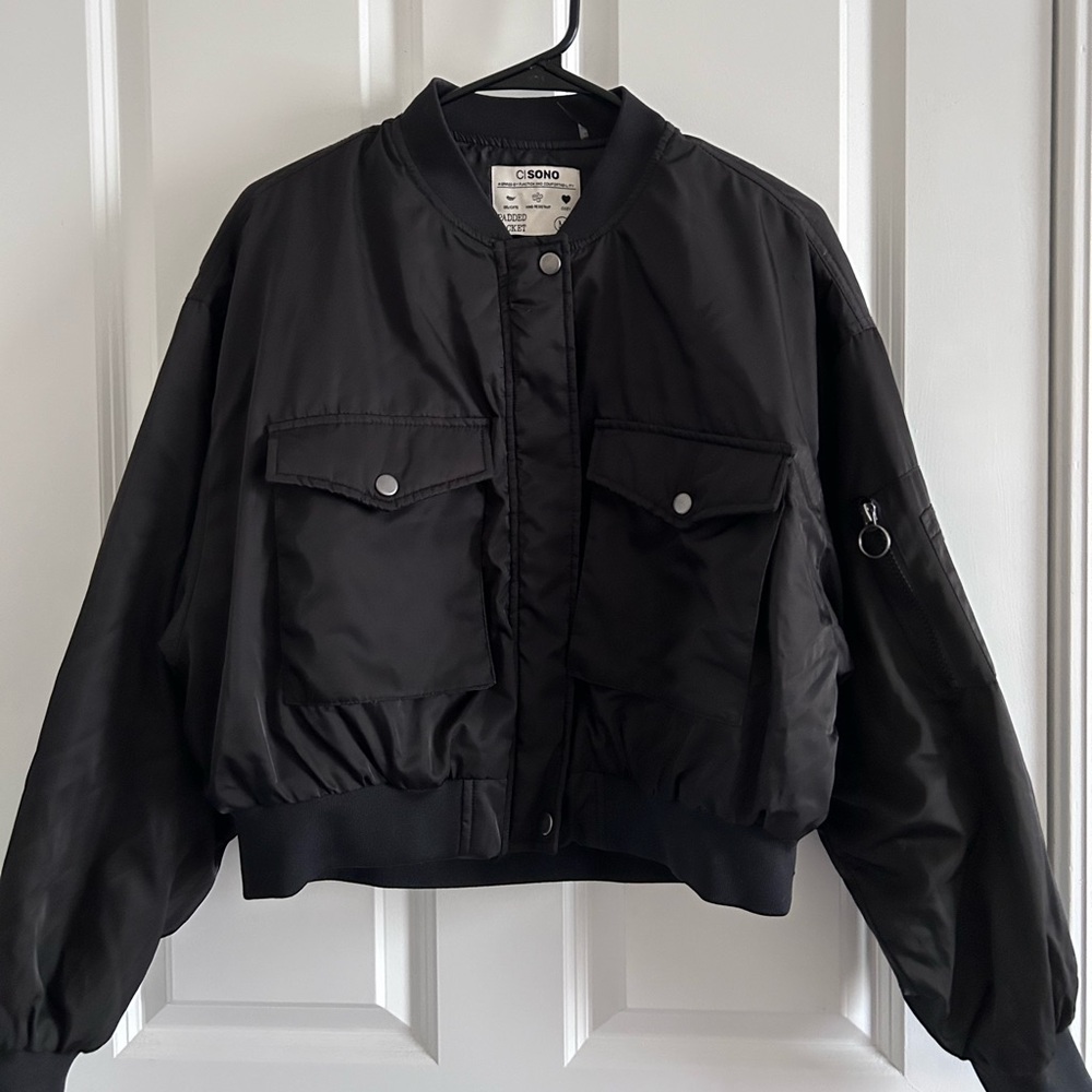 Puffy Bomber Jacket